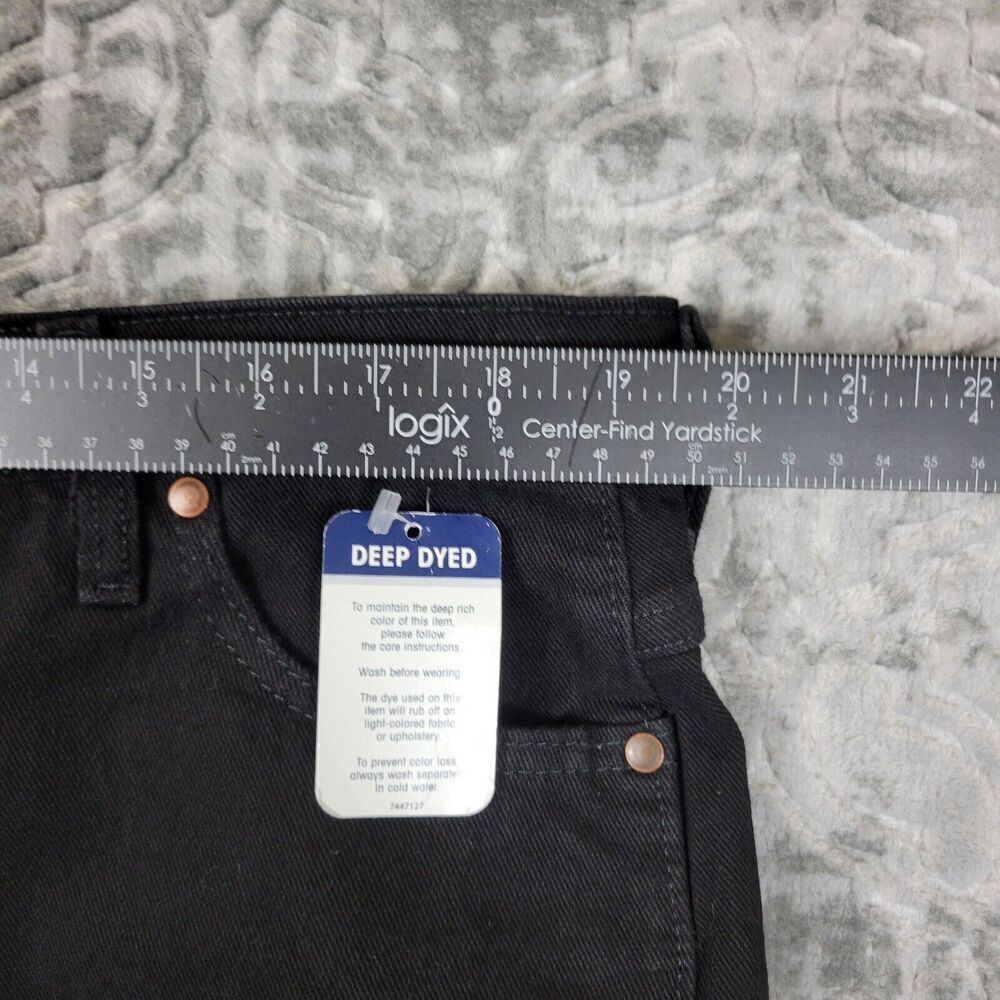 Wrangler Jeans Womens 17/18x34 Black Q Baby Stretch Bootcut Slimming Pockets New - Picture 12 of 16